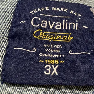Cavalini Clothing Dark Wash Denim Shirt Jacket Shacket 3X NWT thumbnail 8