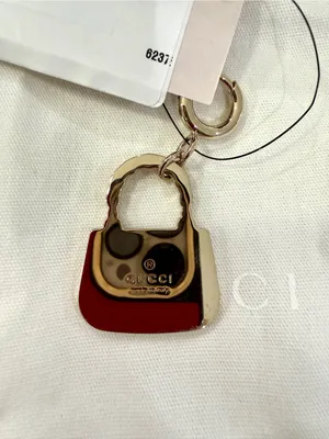 Gucci Enamel Bamboo Bag Charm thumbnail 5
