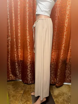 Women’s SHEIN Tan Loungewear Pants Size Medium 6 thumbnail 2