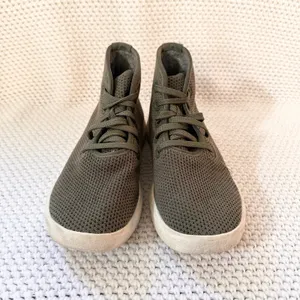 Allbirds Army Green Tree Toppers Mesh High Top Lace Up Sneakers Women 7 thumbnail 4