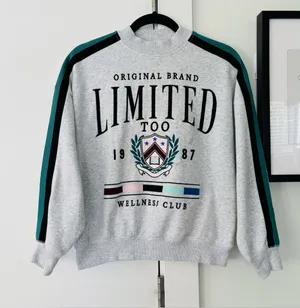 Vintage Limited Too Crewneck cotton Sweatshirt women's small measurments inside thumbnail 1
