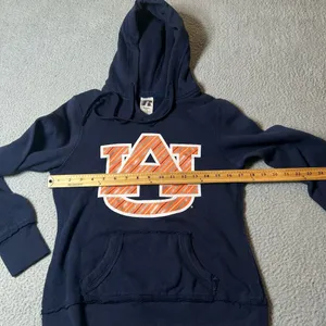 Auburn Tigers Pullover Hoodie Womens S 4/6 Blue Russell‎ Athletic Logo NCAA thumbnail 5