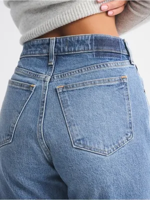 Abercrombie & Fitch Curve Love High Rise 90s Relaxed Jean Size 36 / 22 Short thumbnail 5