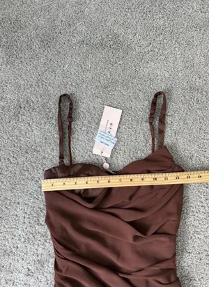 NWT Oh Polly Brown Dress thumbnail 4