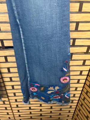 Grace easy fit bootcut embroidered jeans size 32 thumbnail 5