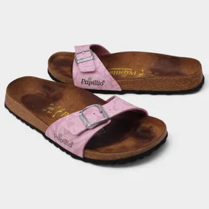 Birkenstock Papillio Madrid Womens 9 Narrow Pink Paisley Cork Slide Sandals thumbnail 9