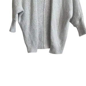 Old‎ Navy Women Cardigan Shrug Top M Gray Knit Crop Open Front Capsule Neutral thumbnail 5