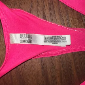 PINK XS twist front sports bra neon pink thumbnail 2