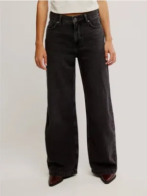 FREE PEOPLE NWT We The Free Stride Straight 'n Wide Jeans / Miles To Go thumbnail 9