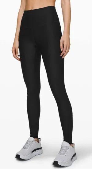 {2} Lululemon Mapped Out High-Rise Tight 28" Black / Black thumbnail 1