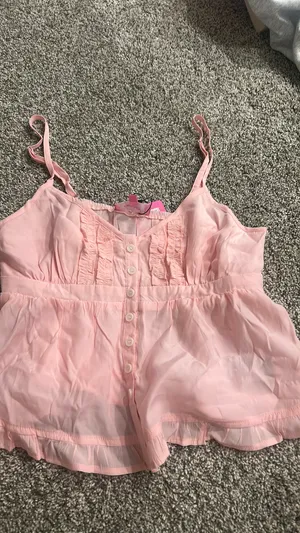 Edikted Halsey Ruffle Tank Top thumbnail 4