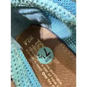 TOMS Blue‎ Slip On Sneakers Women’s US 7.5 Casual Canvas Comfort thumbnail 8