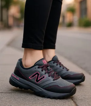 NWT New Balance Women's 589 ESD Composite Toe Work Shoes Grey/Pink thumbnail 1