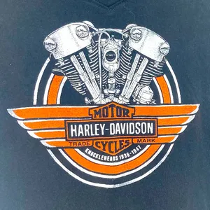 NWT * HARLEY DAVIDSON Cotton Short Sleeve Black Tee Shirt Size S thumbnail 4