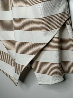 Maeve Anthropologie NWT Striped V-Neck Faux Wrap Sleeveless Top Size Large thumbnail 6