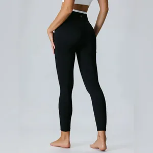 Berlook Black Natural Waisted Leggings 25” 26 thumbnail 2