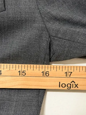 J. CREW Slim Single-Button Blazer Size 0 Women’s Gray Office Work Business thumbnail 7