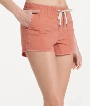 Vuori Vintage Ripstop Shorts with Raw Hemline in Cinnamon thumbnail 1