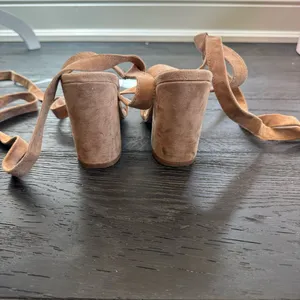 Steve Madden Tan Strap Heels thumbnail 3