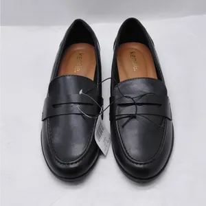 Kensie Womens Penny Loafers Size 9 Black Preppy Academia Office Chic Flats thumbnail 3