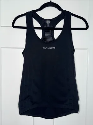 Alphalete Black Seamless Tank thumbnail 1