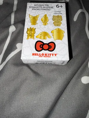 Loungefly Hello Kitty Sanrio 50th Anniversary Gold Mystery Box Pin (One Pin) NIB thumbnail 3