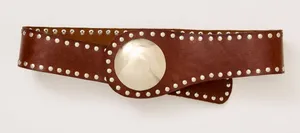NWT Free People Hera Hip Belt in Cognac thumbnail 1