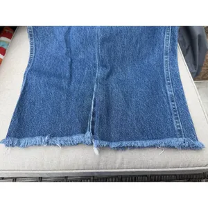 Wrangler Blue Relaxed Straight Jeans raw hem 32x32 thumbnail 9