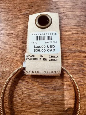 Anthropologie Stone Serpent Wrap Coil Cuff Cap Bangle Bracelet White Stone NWT thumbnail 4