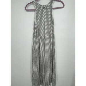 Tommy Hilfiger‎ Polka Dot Halter Maxi Dress Womens 4 Gray White Flowy thumbnail 2