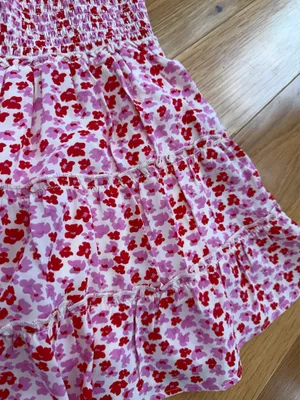 Pink Lily Through the Garden Pink Floral Skort thumbnail 2