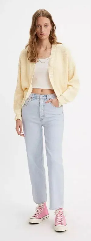 Levi’s Ribcage Straight Ankle Jeans thumbnail 1