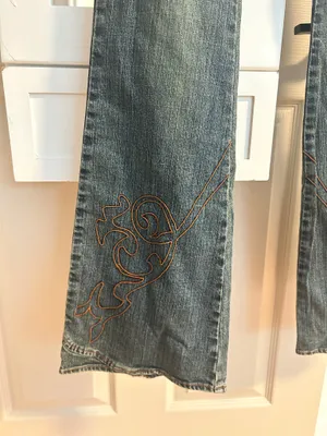 Vintage gasoline pants Y2K Blue thumbnail 4