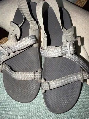 Chaco Women's Gray Strappy Sport Sandals thumbnail 4