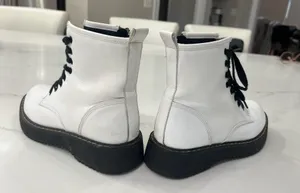 White Doc Martin Boots Size 6.5 thumbnail 4