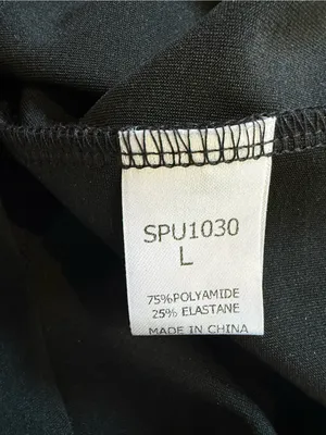 Black Faux-Leather Jumpsuit Size L thumbnail 3