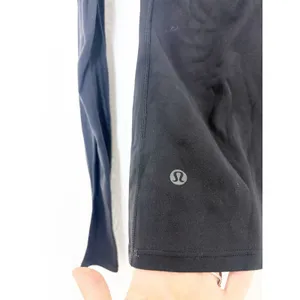 Lululemon Ethereal Long Sleeve Top Black Wrap Turtleneck Lightweight Stretch thumbnail 10
