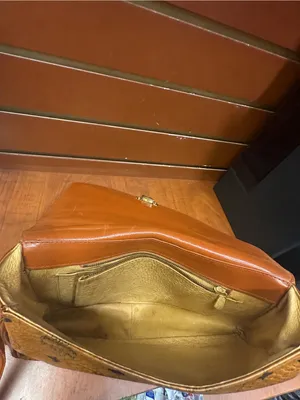 Vintage MCM Cognac Visetos Shoulder Crossbody Bag Made in Germany thumbnail 11