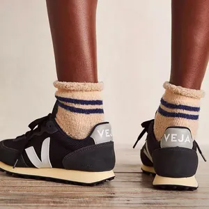 Veja Rio Branco Alveo Mesh Suede Leather Sneakers Black White Oxford Gray‎ 12 thumbnail 2