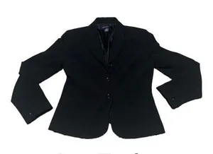 Ann Taylor size 2 blazer extra small black business casual professional equestri thumbnail 1