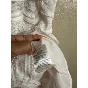 For Love and Lemons Mimi Mini Dress White Lace Bustier Womans S thumbnail 9