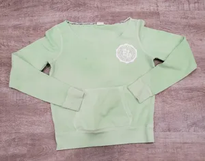 Victoria's Secret PINK Green Sweatshirt Size Small thumbnail 3