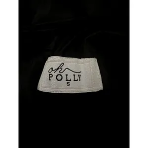 Oh Polly Hivera Satin Boat-Neck Twist-Back Maxi Dress in Black Size S New thumbnail 6