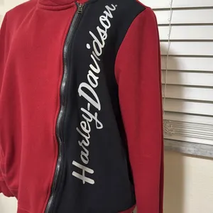 HARLEY DAVIDSON zip up jacket woman size XL thumbnail 3