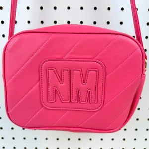 Nicole Miller New York Hot Pink NM Logo Crossbody Camera Bag thumbnail 1
