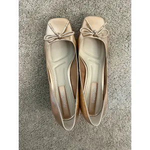 NWOT Franco Sarto Natalia Rose Gold Square Toe Pumps Size 8.5 thumbnail 4