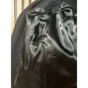 Randy camper black coat jacket wool blend stylish military style size 4 thumbnail 5