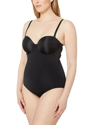 NWT Wacoal Womens Red Carpet Medium Control Strapless Shaping Bodysuit Black 38C thumbnail 3