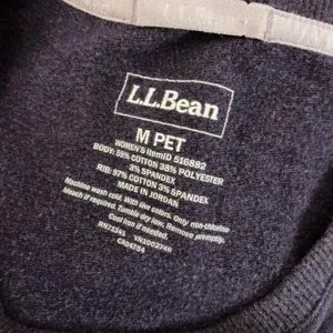 LL Bean Womens Purple Crew Neck Sweatshirt‎ Gorpcore Pullover M PET 516882 thumbnail 5