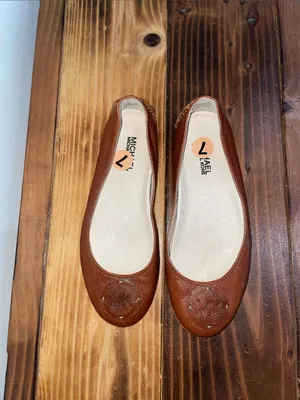 Michael Kors Brown Leather Fulton Ballet Flats Loafers Slip On Shoes Size 7 thumbnail 6